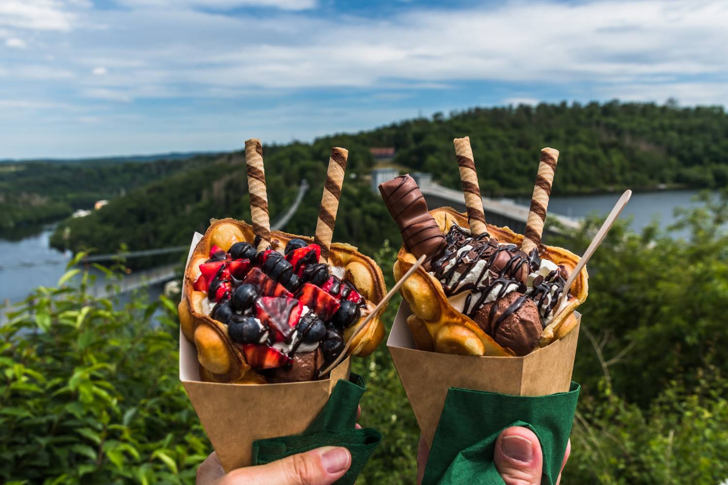 Waffelwunder Rappbodetalsperre